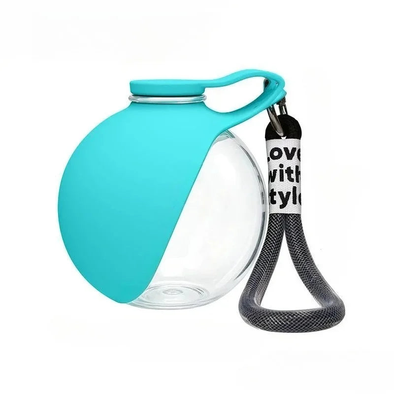 Portable Water Bottle for Dogs Outdoor Use,PETG Convenient Dog Drink Dispenser Puppy Travel Portable Water Bowl