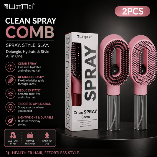 Spray Bottle Comb wet Scalp Massage