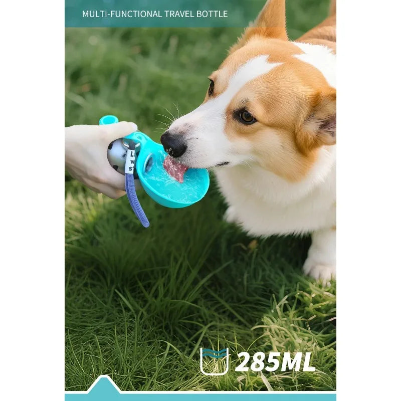 Portable Water Bottle for Dogs Outdoor Use,PETG Convenient Dog Drink Dispenser Puppy Travel Portable Water Bowl