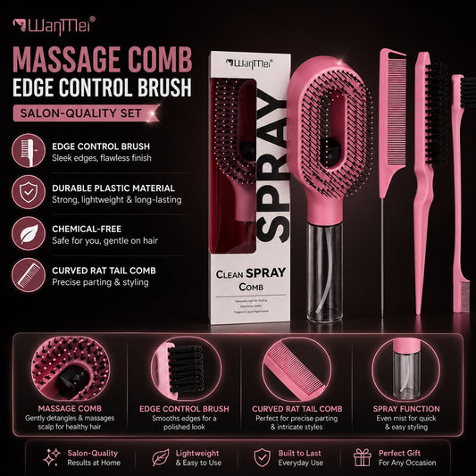 Spray With Comb